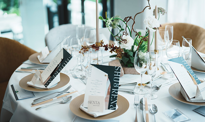 上質な街並みに広がる品格が漂う緑の一等地で洗練された貸切ウエディング