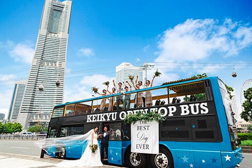 ルーフトップバスウエディング