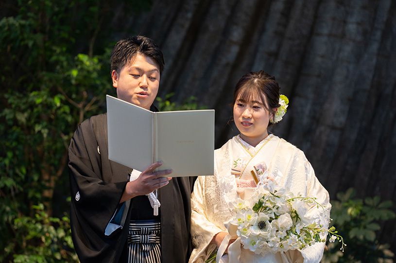 和装もドレスも映えるナイトウエディング　イメージ