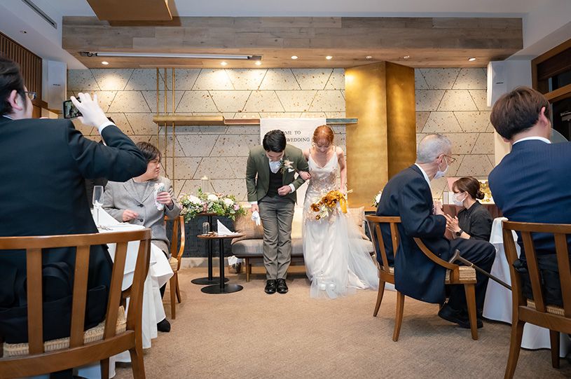 和装もドレスも映えるナイトウエディング　イメージ