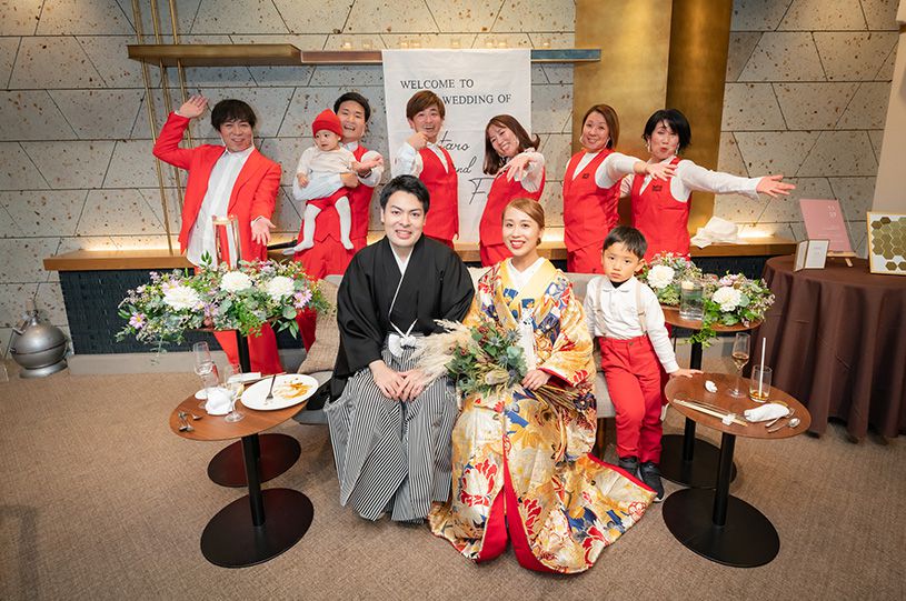 和装もドレスも映えるナイトウエディング　イメージ
