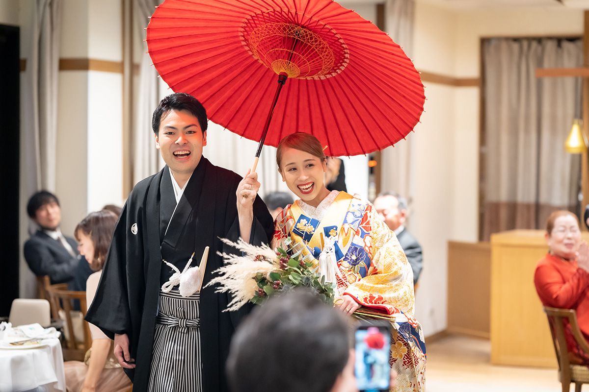 和装もドレスも映えるナイトウエディング　イメージ