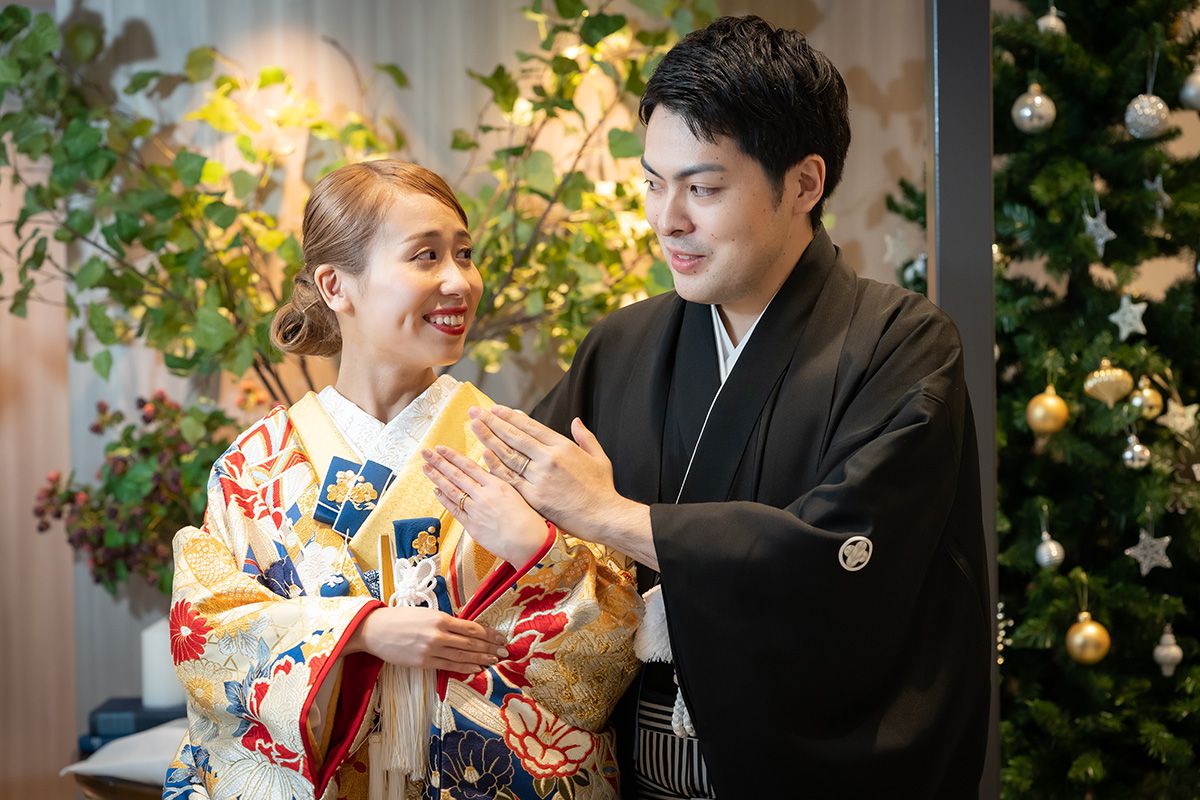和装もドレスも映えるナイトウエディング　イメージ