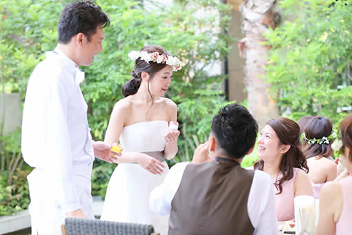 ふたりらしいオリジナル和装人前式　レポート