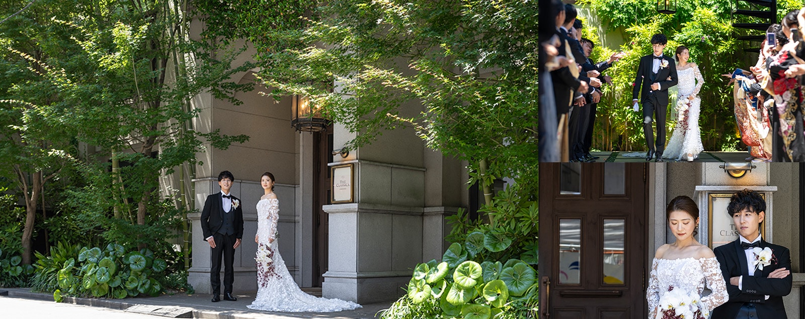 緑と陽光に包まれた洗練空間。ゲストと愉しむクラシカルウエディング