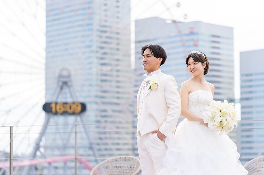 みなとみらいの海風を感じる、夏の上質リゾートウエディング　レポート