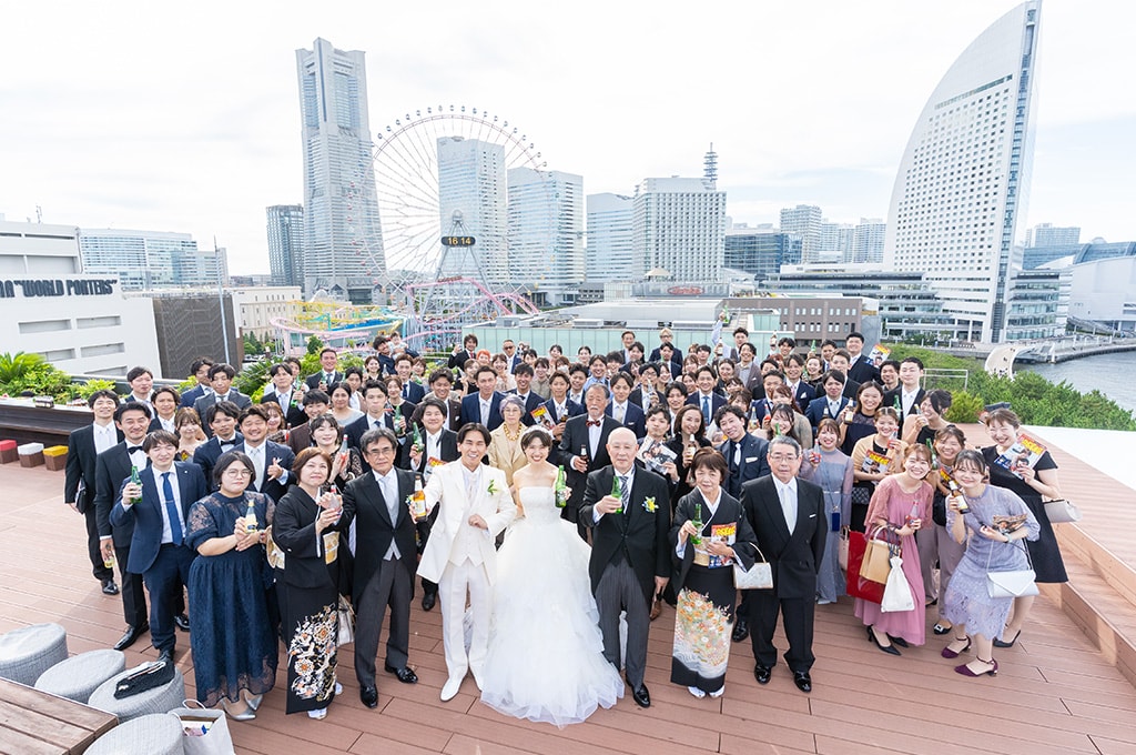 みなとみらいの海風を感じる、夏の上質リゾートウエディング　レポート