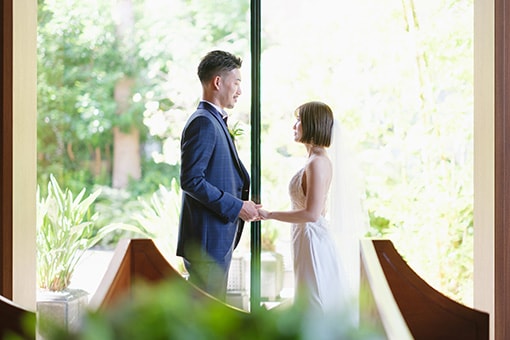 みなとみらいの景色とともに上質な非日常を愉しむ、大人の少人数ウエディング　レポート