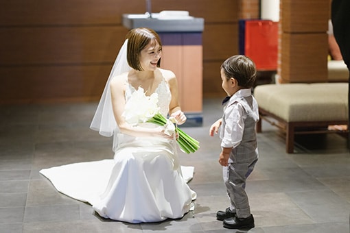 みなとみらいの景色とともに上質な非日常を愉しむ、大人の少人数ウエディング　レポート