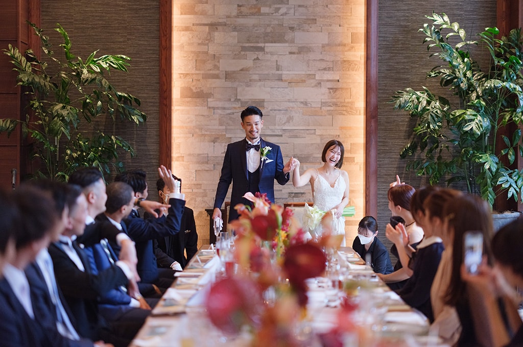 みなとみらいの景色とともに上質な非日常を愉しむ、大人の少人数ウエディング　レポート