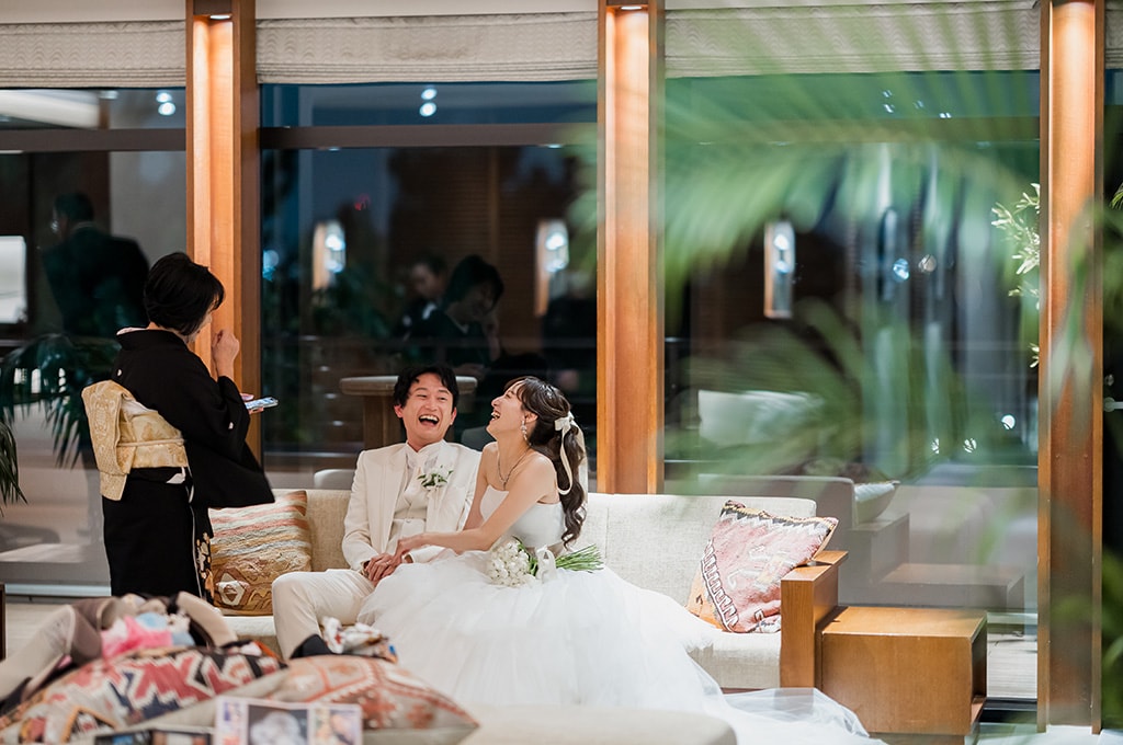 みなとみらいで叶えた、海外リゾートのように自由な“家族だけ”の少人数ウエディング　レポート