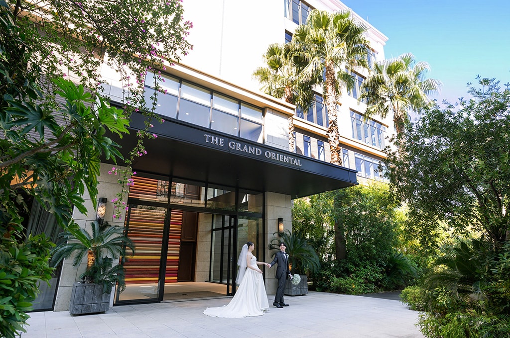 緑と海に包まれた、みなとみらいリゾートで感謝を伝える少人数ウエディング　レポート