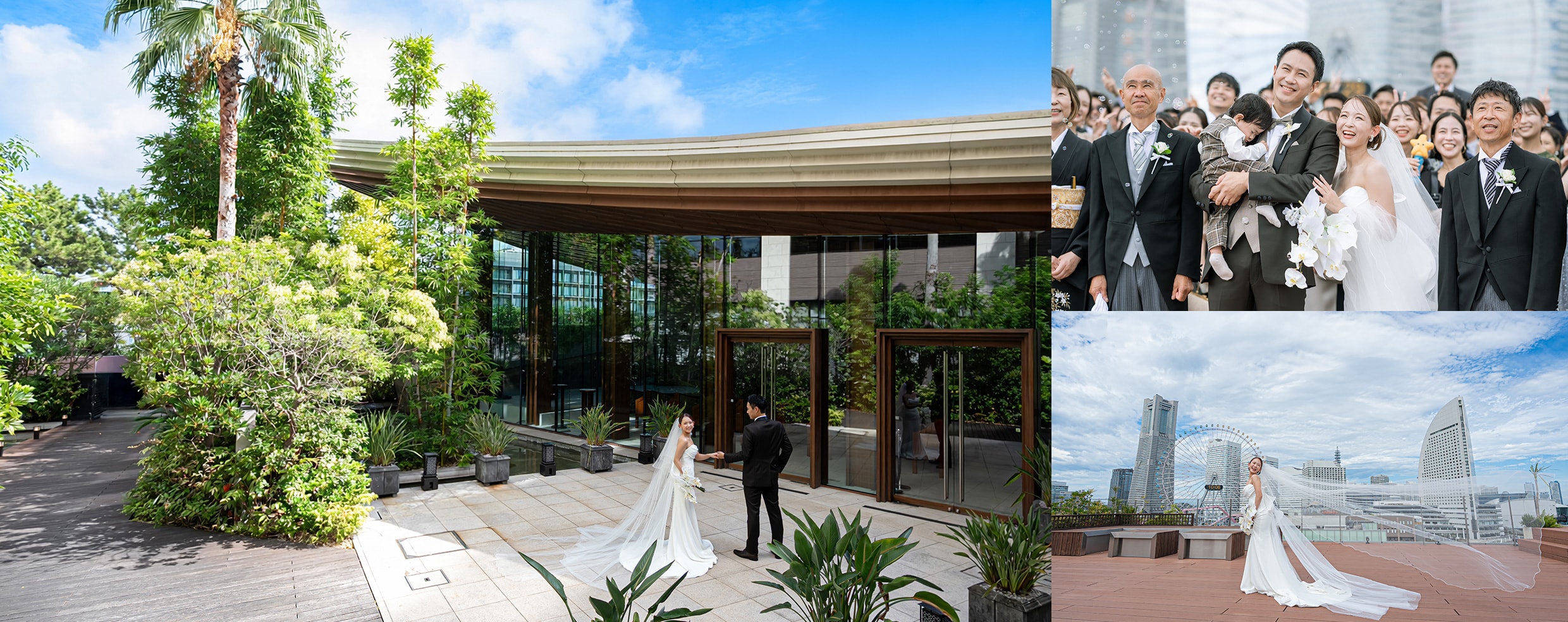 360度みなとみらい美景×上質リゾート空間が彩る洗練ウエディング