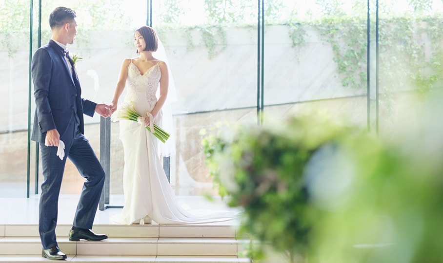 みなとみらいの景色とともに上質な非日常を愉しむ、大人の少人数ウエディング　レポート