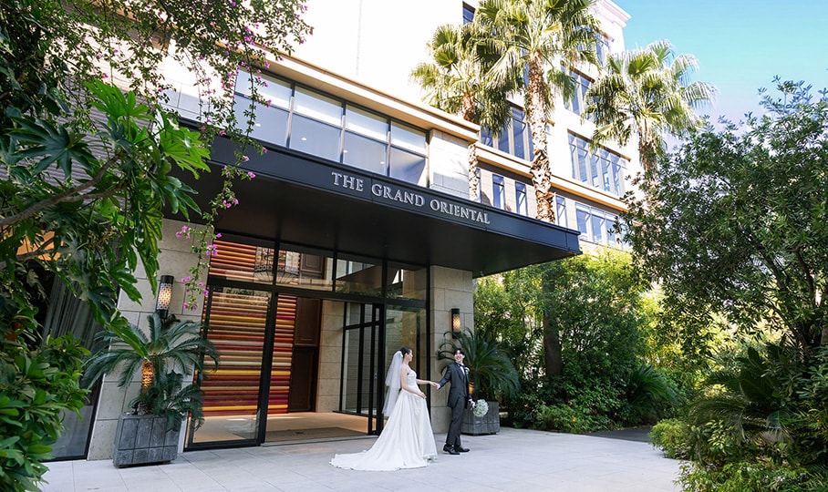 緑と海に包まれた、みなとみらいリゾートで感謝を伝える少人数ウエディング　レポート