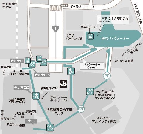 ザ クラシカ ベイリゾートの地図