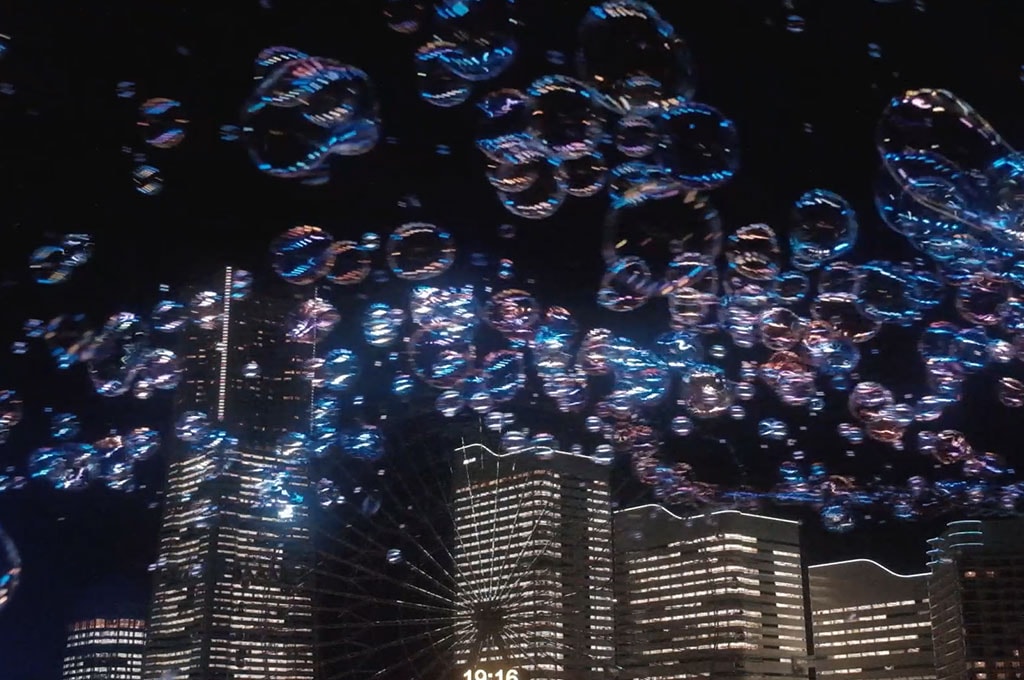 ナイトバブルショー　イメージ